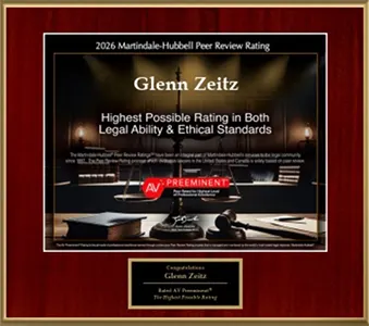 Glenn Zeitz Preeminent Attorney 2026